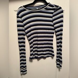 Long sleeve striped shirt